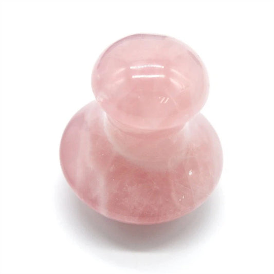 Rosenquartz - Pilzform GUA SHA